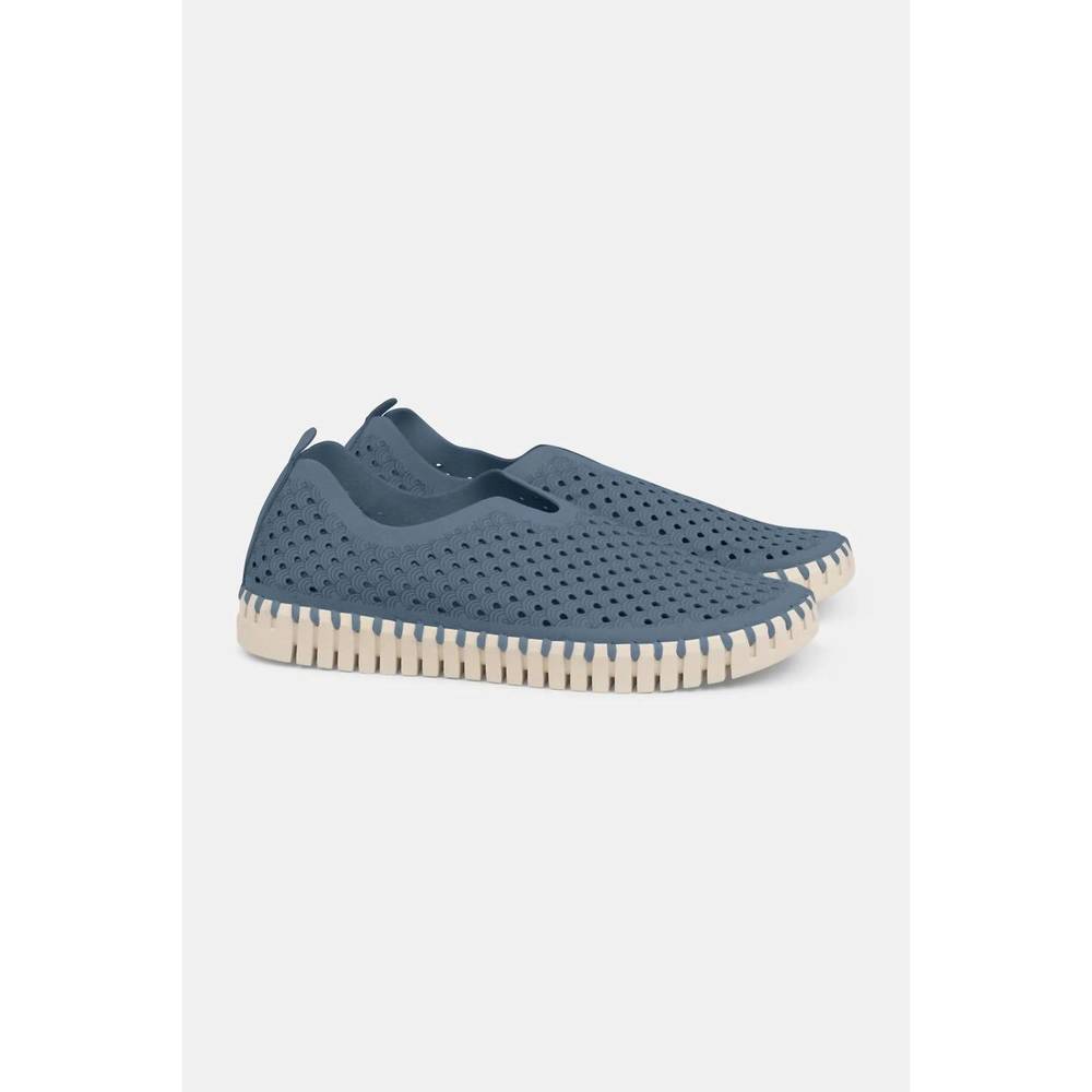 NEW ILSE JACOBSEN men’s tulip 140 shoe in blue grey
